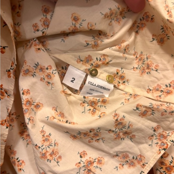 Ulla Johnson Beaded Fringe Top And Skirt Set Top Size 2 Skirt Size 4 Patchwork - Picture 4 of 6